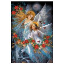 4044 "Рождественская сказка" Рисунок на шелке бисером "Матренин Посад" 37*49см