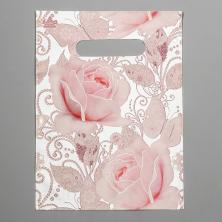 Пакет п/э с вырубной ручкой 25*19см 