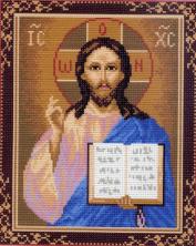 0721-1 "Господь Вседержитель" Рисунок на канве мулине "Матренин Посад" 28*37см 20*25см
