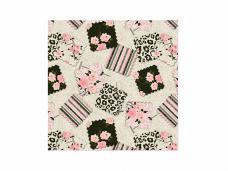 Ткань для пэчворка 50*55см Peppy Mademoiselle Fashion 26237 PIN1 арт.4639