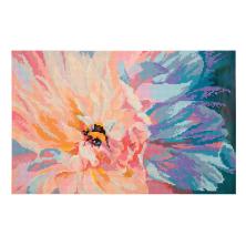 "Шмель на пионе" 40*25см арт.ALVR-227 Картина стразами частичная выкладка