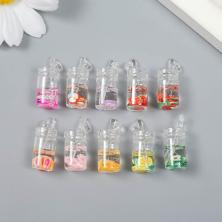 Подвеска акрил "Лимонад" 11*11*25мм арт.9233540 ассорти