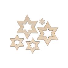 Заготовка дерево "Звезды" 2-4см арт.ВД-223