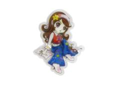 Аппликации (пластик) "Девочка" 130*100мм арт.5