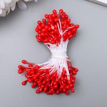 Тычинки 6см d-3мм арт.921444 красный (130шт)