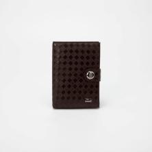 Обложка для автодокументов и паспорта на магните искусст.кожа 135*95мм арт.7154072 коричневый