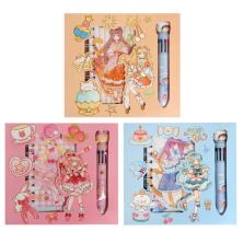 Записная книжка ПВХ с ручкой 10цв. 