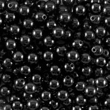 Бусины акрил  8мм арт.ФУ-3732 черный (400гр)