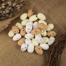 "Яйцо" пенопласт 3*2cм арт.ФУ-11674 ассорти-2 (36шт)