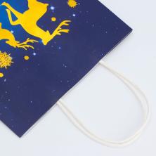 Пакет крафт "С Новым Годом" 27*21*11см арт.10576081