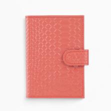 Обложка для автодокум нат.кожа арт.5069315 розовый металлик