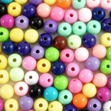 Бусины акрил  8мм арт.SF-2508 5050-183 ассорти