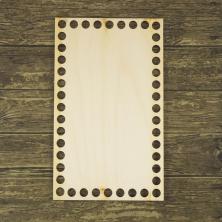 Донце для вязаной сумки дерево "Прямоугольник" 20*12см арт.4815379