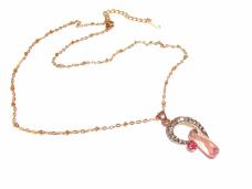 Кулон с кристаллами арт.ФУ-7289 золото