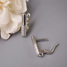 Швензы для сережек с английской застежкой из нержавеющей стали 16мм арт.ИВ-430 никель