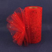 Фатин средней жесткости 15см с блестками в шпульках арт.SF-605