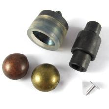 Пуговицы джинс 20мм 24шт + насадка арт.DJ-011 медь/бронза