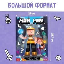 Раскраска "Мой мир" 21*31см арт.9188933 (16стр)