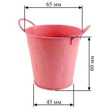 Кашпо Ведро  9,5*10*7см арт.SF-3567 микс