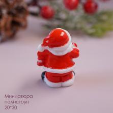 Миниатюра полистоун "Дед Мороз" 20*30мм арт.ИВ-975/1