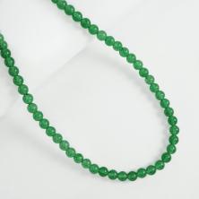 Бусины "Кварц"  6мм 36см арт.SF-3874 аквамариновый (62бусины)