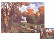 ДК-301 "Усадьба в лесу" Схема для вышивания "Домашняя коллекция" А3 165*228кл