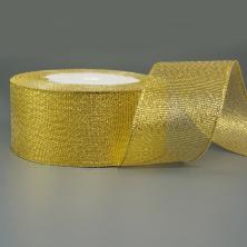 Лента металлизированная 40мм золото