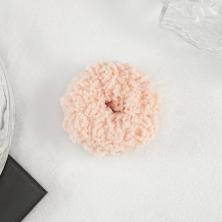 Резинка для волос  7см арт.SF-7040 персиковый (светится в темноте)