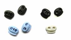 Фиксатор 18*17мм отв.3мм двойной малый ассорти