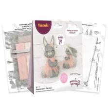 Набор для изготовления игрушки Miadolla "Лапочки-зайки" арт.TF-0409 10см