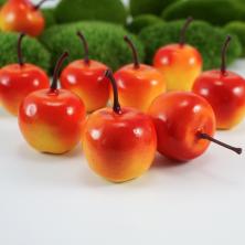 Яблоко 3см арт.SF-1238 красно-оранжевый