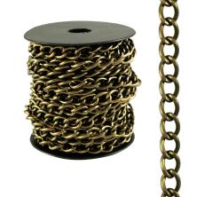 Цепь  9*12,5*2мм арт.8303 бронза