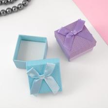 Коробка под кольцо 5*5*3,5см арт.604-768 микс №6 (12шт)