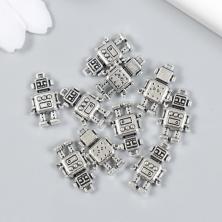 Подвеска "Робот" 11*18мм арт.9622637 серебро