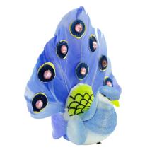 Павлин на зажиме 8см арт.7726865 ассорти