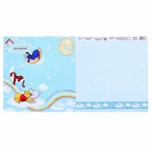 Бумага двусторонняя 29,5*29,5см "Медвежонок Винни и его друзья. Время мечтать" 180гр/м арт.1251656