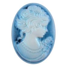 Кабошон пластик 18*25*2мм 