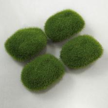 Мох декоративный "Камушки" 5*3*1,5см арт.9333058 зеленый (4шт)