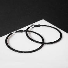 Серьги-кольца d-5,0см 