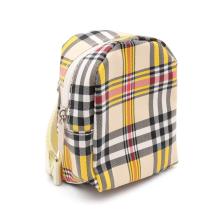 Рюкзак для куклы 80*50*110мм текстиль арт.7734763 белый/серый