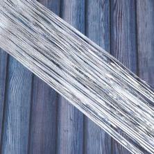 Дождик голография 50см арт.7122722 серебро