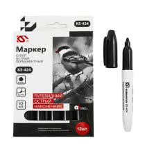 Маркер перманентный 2мм арт.KS-424 черный