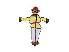 Термоаппликация "Пугало в желтом" 79*59мм арт.AF-13T94