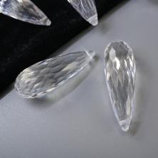 Бусины акрил "Кристалл" №30 4,5*1,5см арт.678-301 прозр.