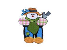 Термоаппликация "Пугало с птичкой" 78*63мм арт.AF-13T94