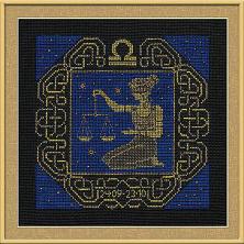 1207 "Весы" Набор для вышивания мулине "Риолис" 25*25см