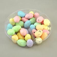 "Яйцо" пенопласт 2*3см арт.3838-30420 ассорти (36шт)