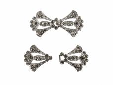 Застежка 60*30мм со стразами арт.AC-204