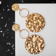 Серьги "Атмосфера" 80*40мм арт.4505142 золото