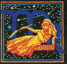 З-11 "Дева" Набор для вышивания мулине "Сделай своими руками" 16*16см